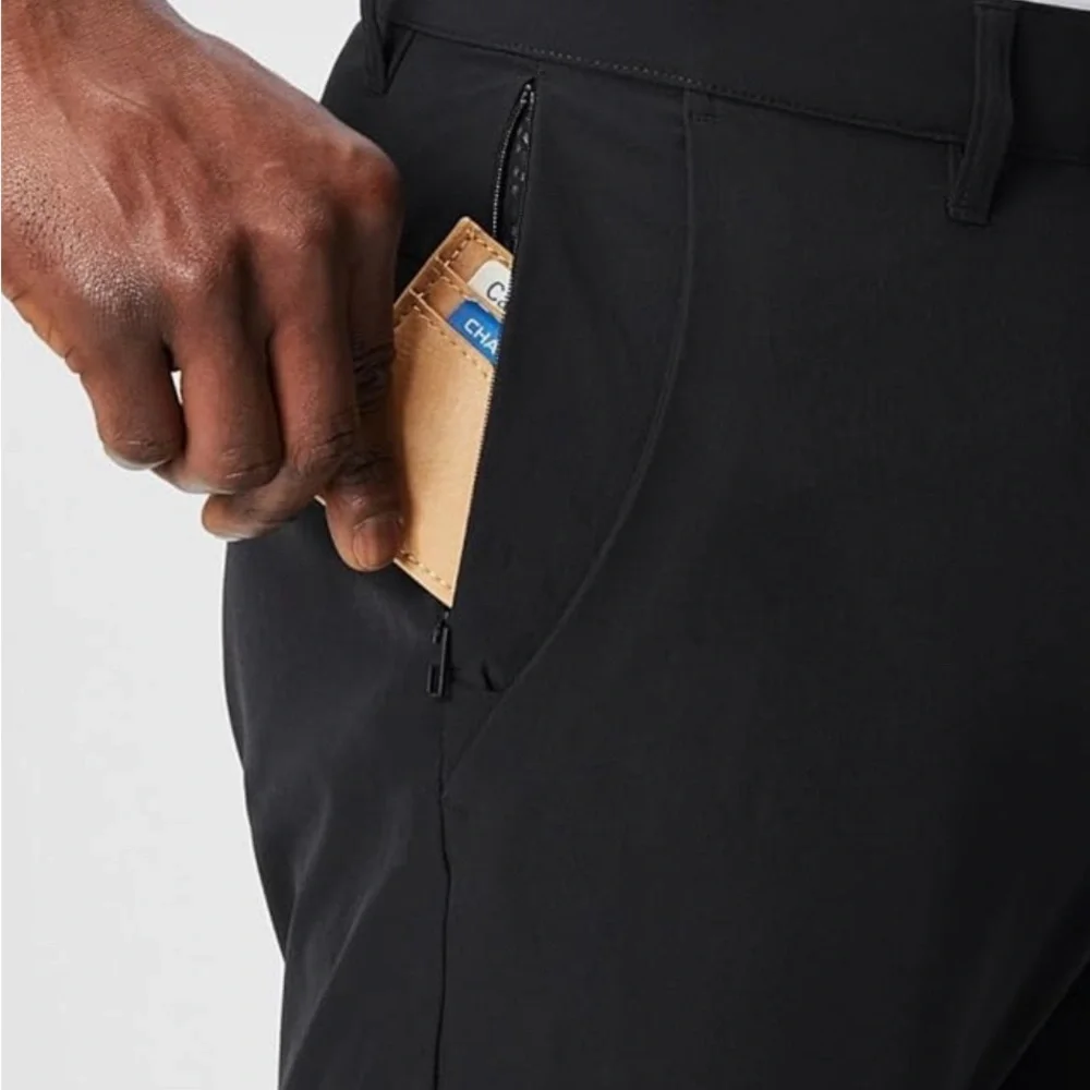 Fabletics men’s stretch athletic pants black